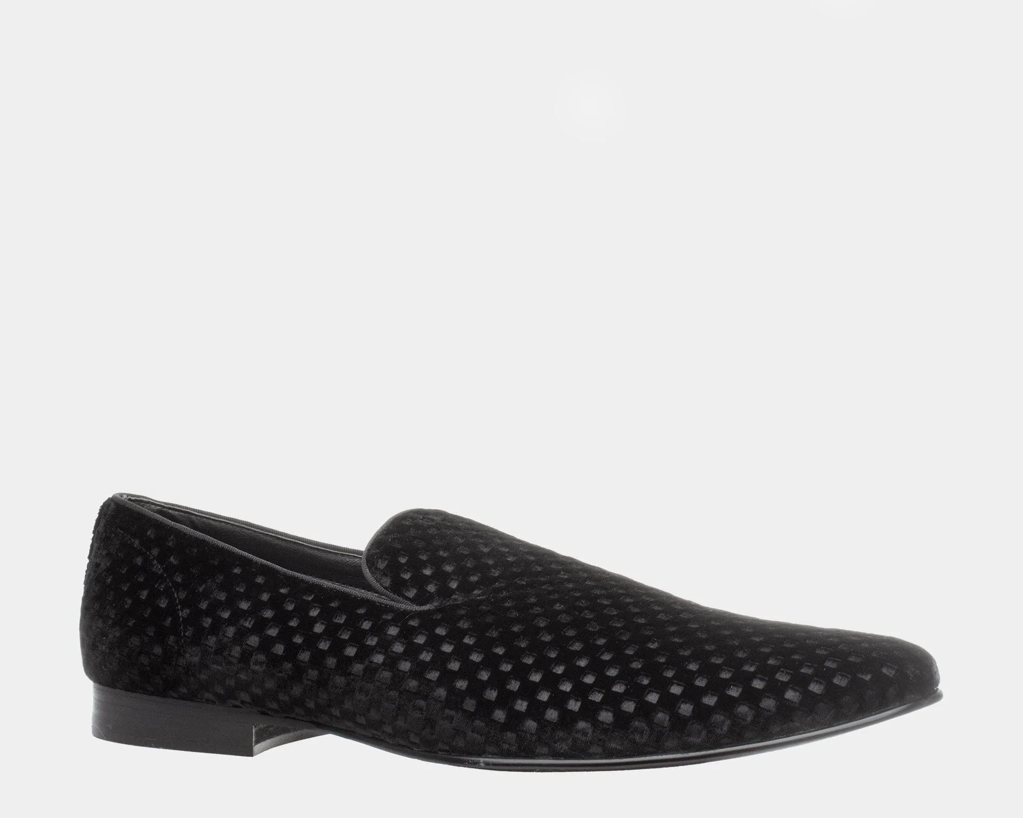 Gehobene Samt-Slip-On-Loafers