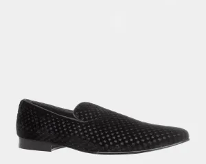 Gehobene Samt-Slip-On-Loafers