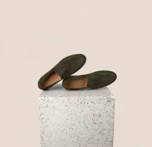 Lisa Sneaker Loafer - Army Green Wildleder