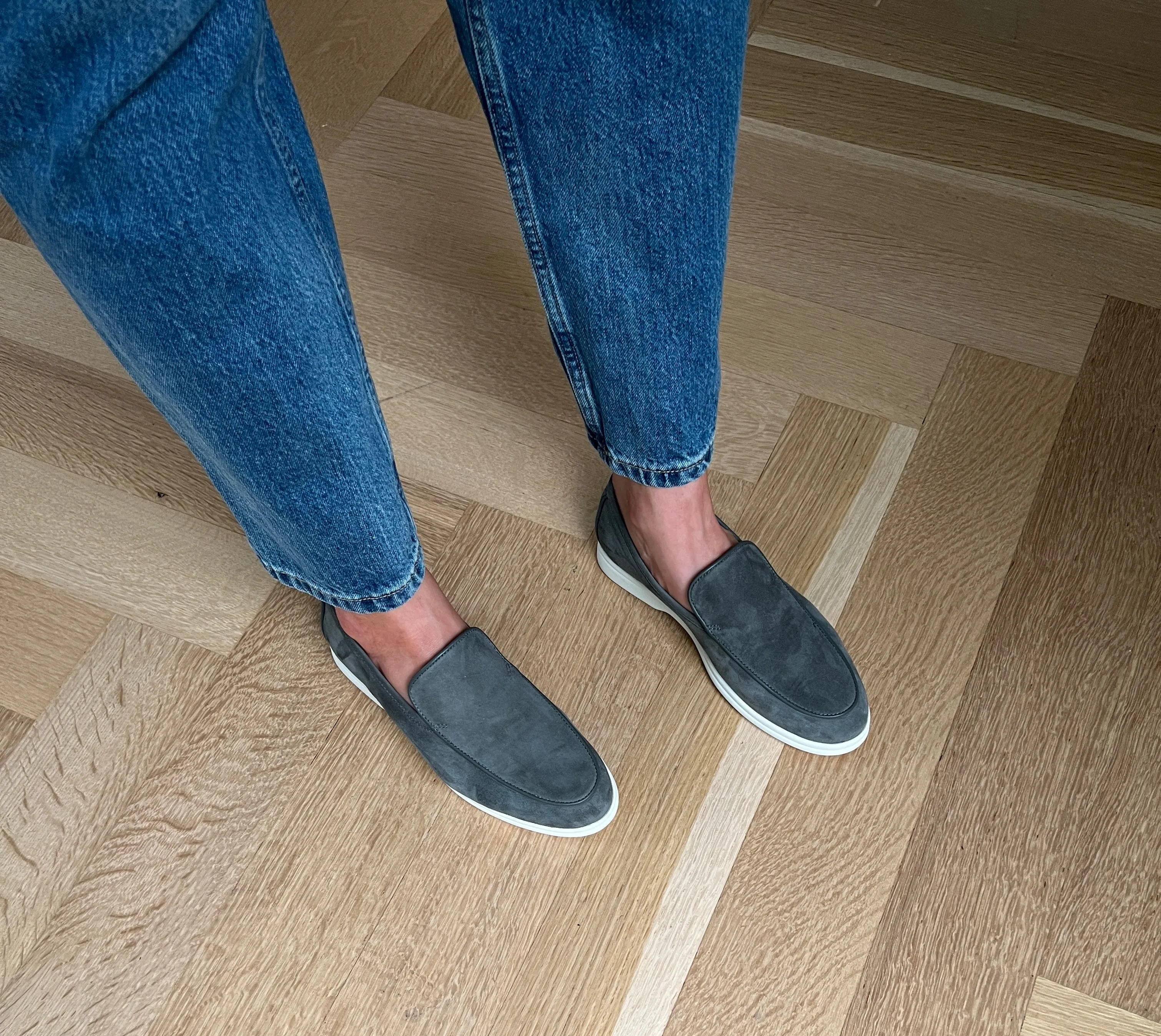 Lisa Sneaker Loafer - Army Green Wildleder
