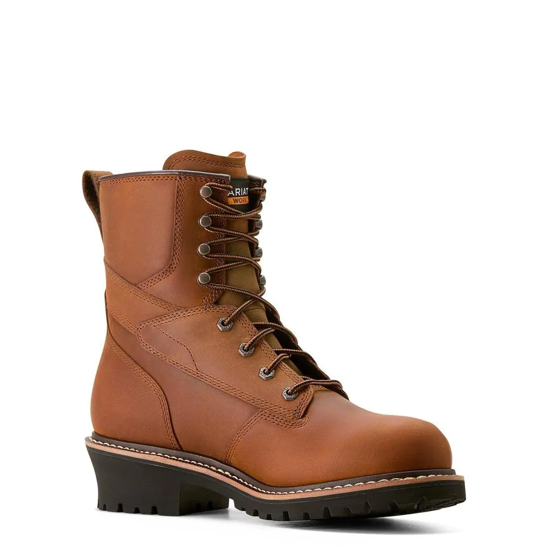 Logger Shock Shield Soft-Toe wasserdichter isolierter Stiefel Kupferbraun