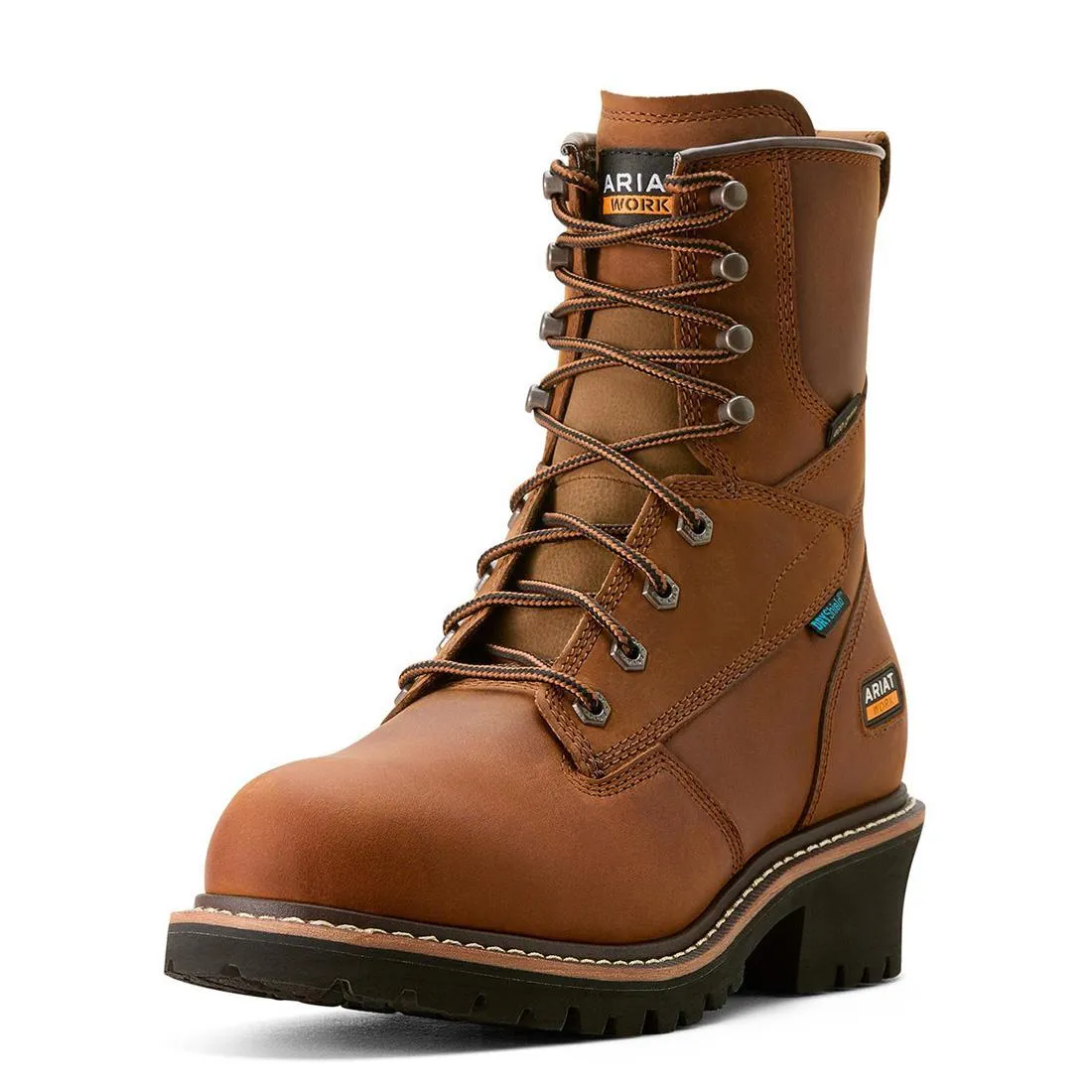 Logger Shock Shield Soft-Toe wasserdichter isolierter Stiefel Kupferbraun