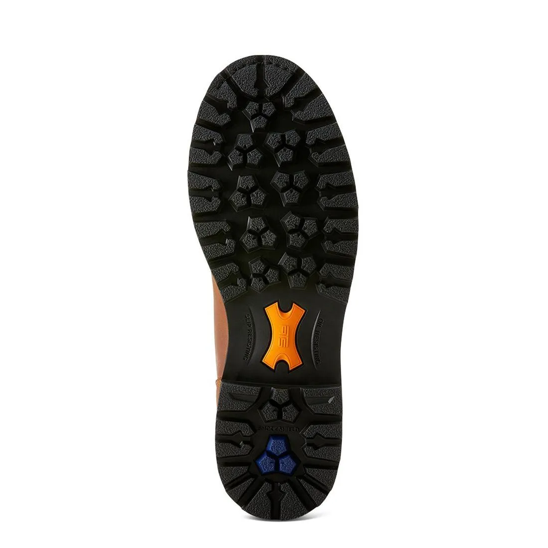 Longview Shock Shield 8 Zoll wasserdichter Arbeitsschuh mit Composite-Zehenschutzkappe in Kupferbraun
