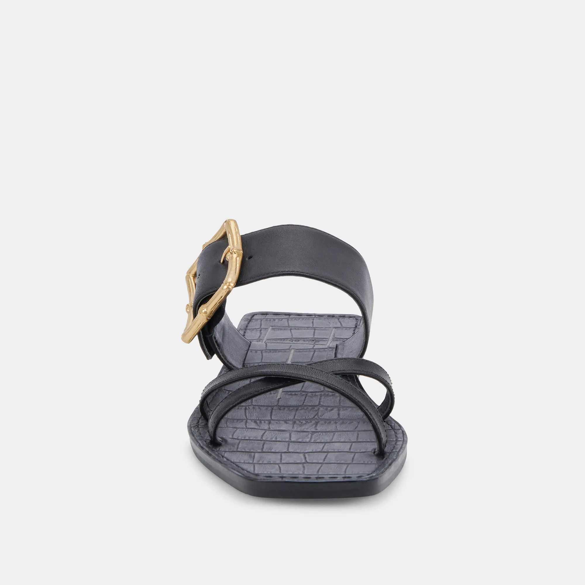 LOWYN SANDALETTEN AUS SCHWARZEM LEDER