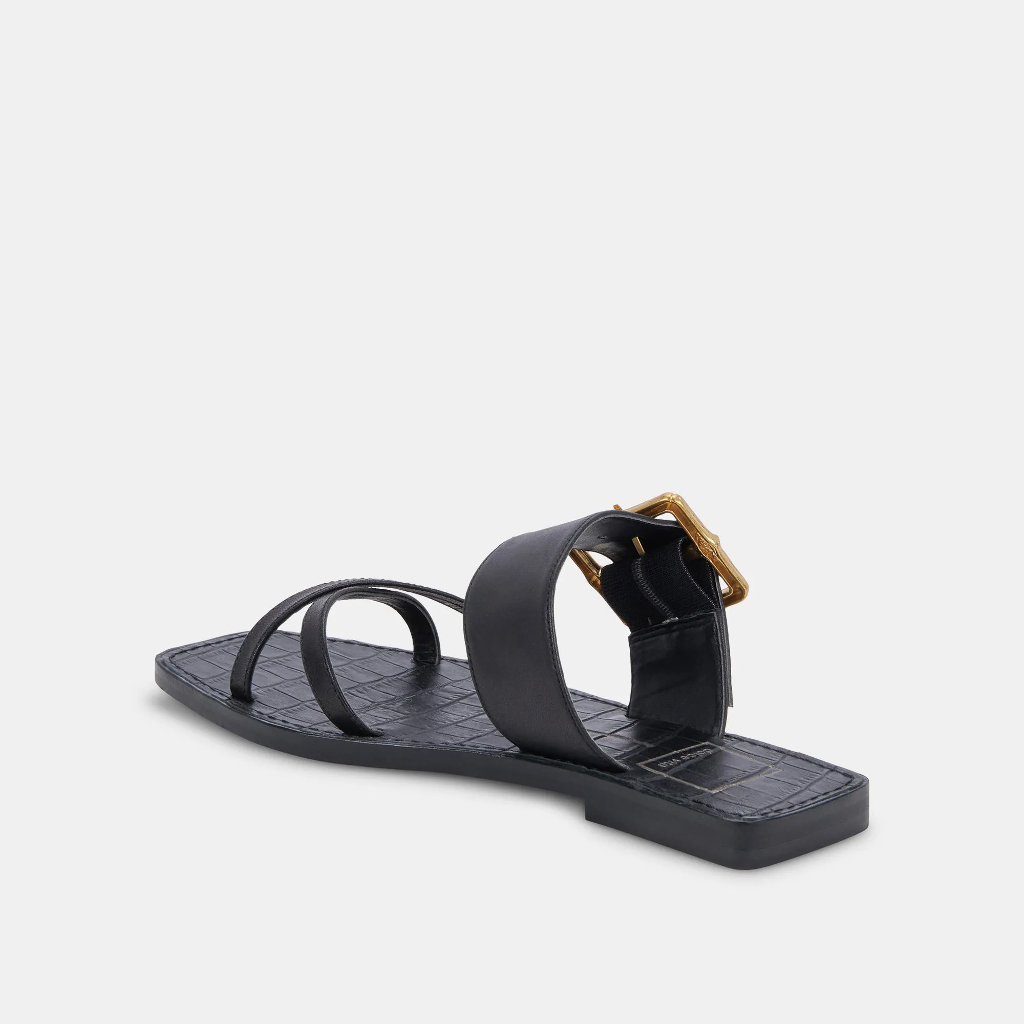 LOWYN SANDALETTEN AUS SCHWARZEM LEDER