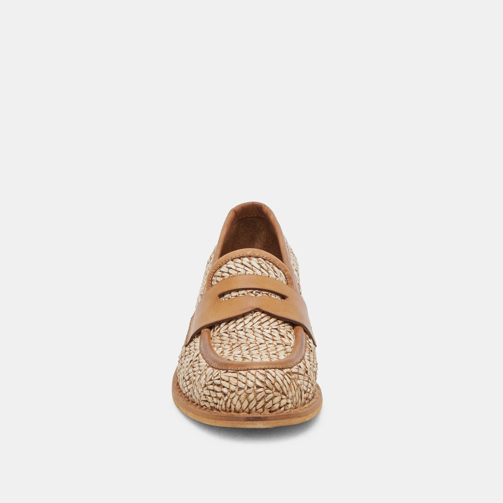 MARINA LOAFERS BRAUN MULTI RAFFIA