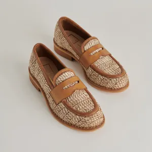 MARINA LOAFERS BRAUN MULTI RAFFIA