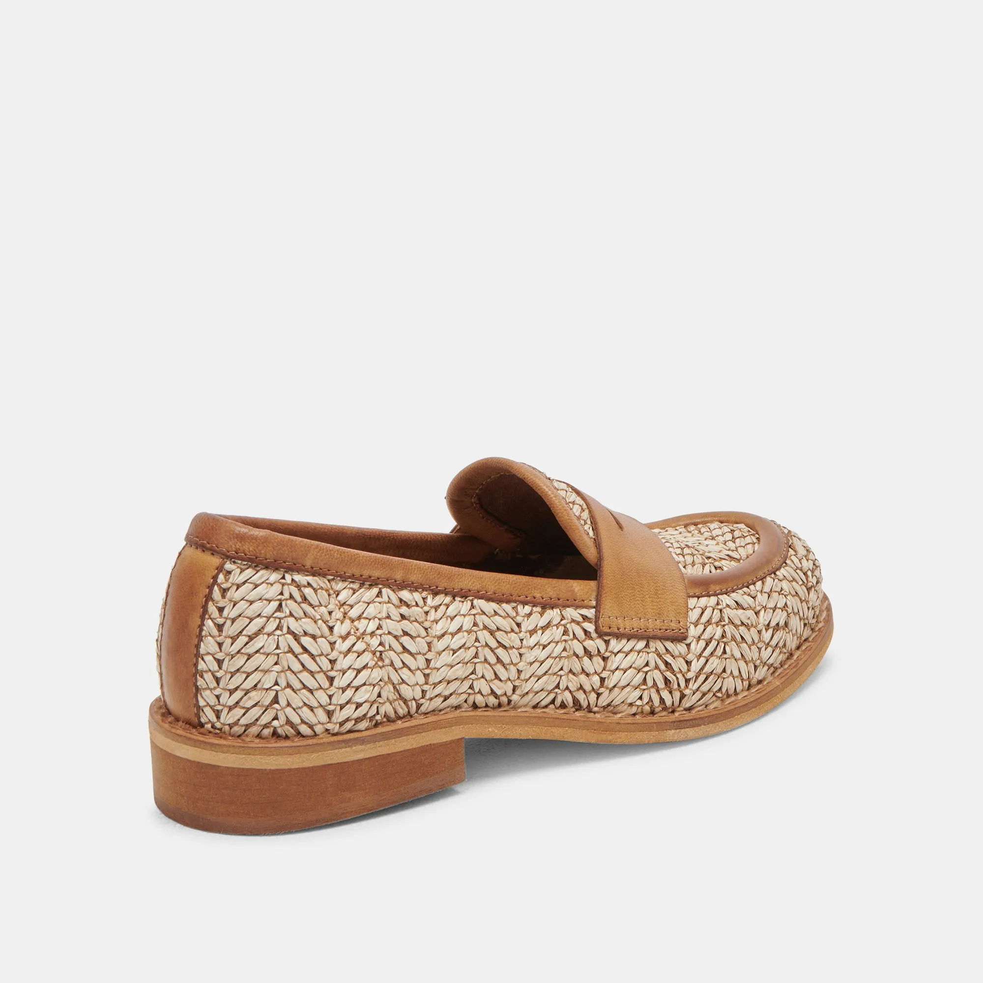 MARINA LOAFERS BRAUN MULTI RAFFIA