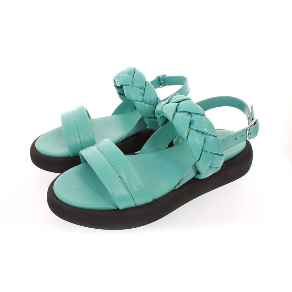 MARYLAND TÜRKISER SANDALEN