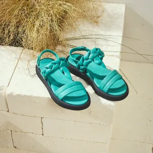 MARYLAND TÜRKISER SANDALEN
