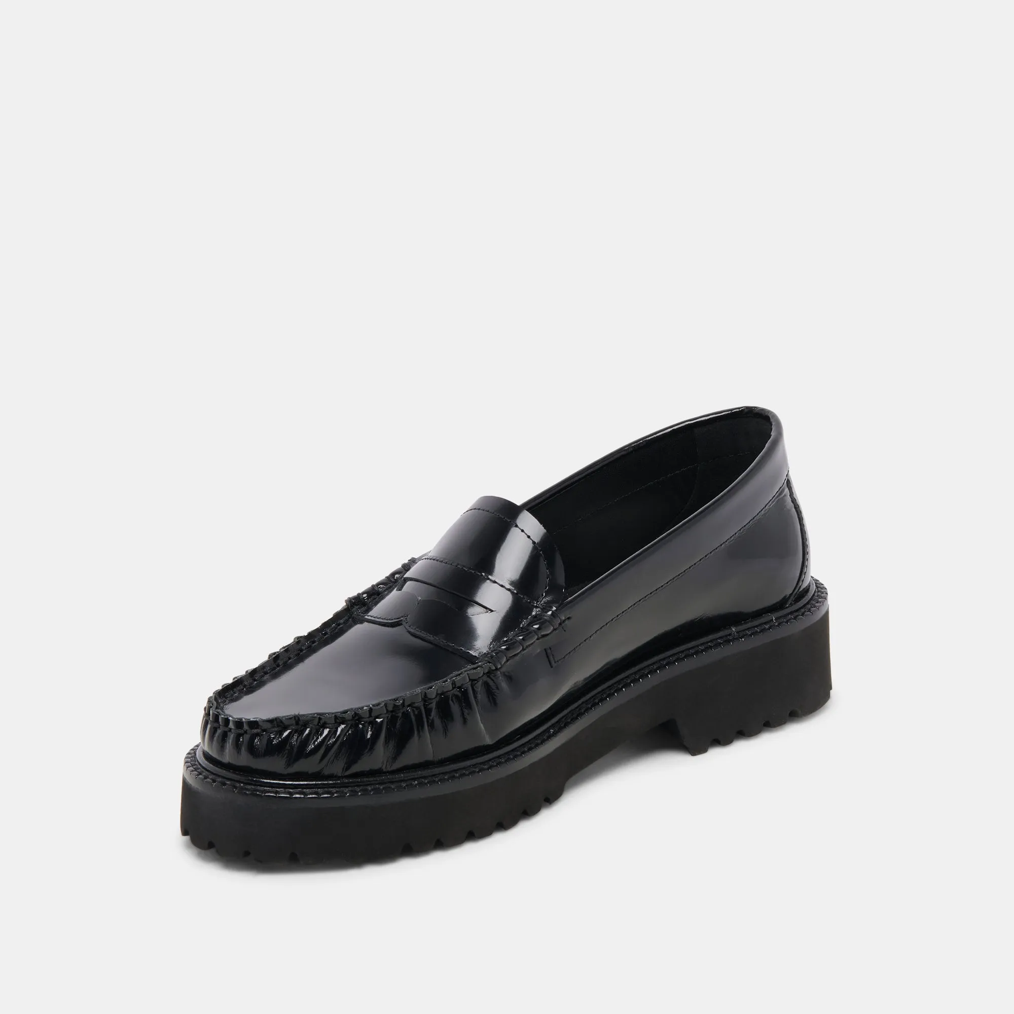 MAXWELL LOAFERS SCHWARZES LEDER