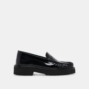 MAXWELL LOAFERS SCHWARZES LEDER