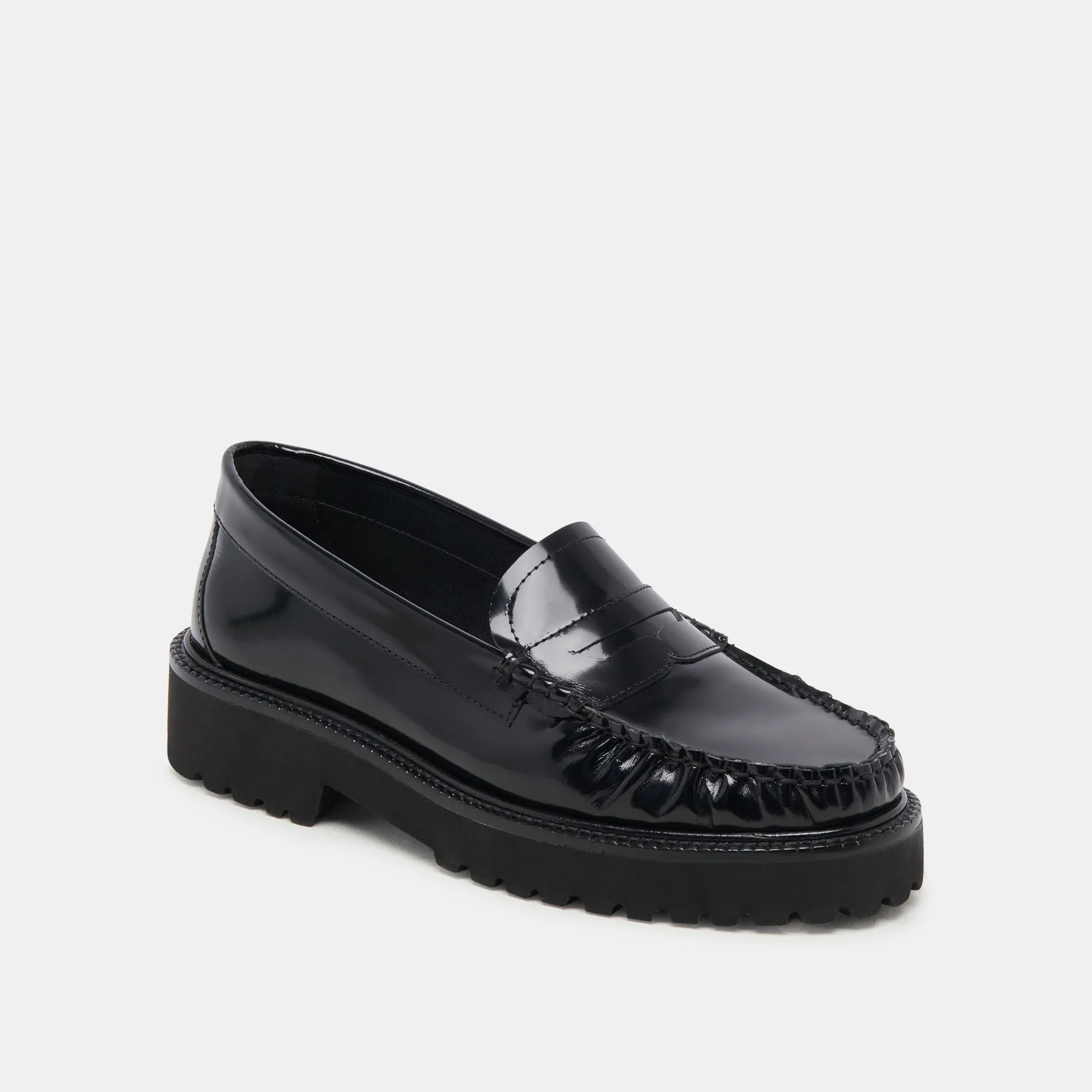 MAXWELL LOAFERS SCHWARZES LEDER