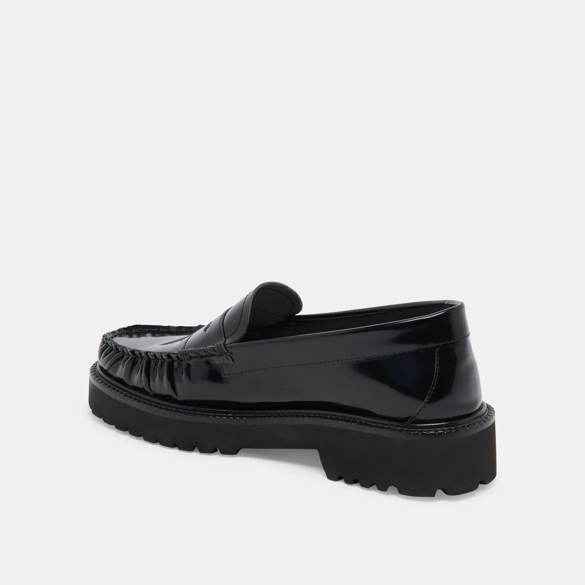 MAXWELL LOAFERS SCHWARZES LEDER