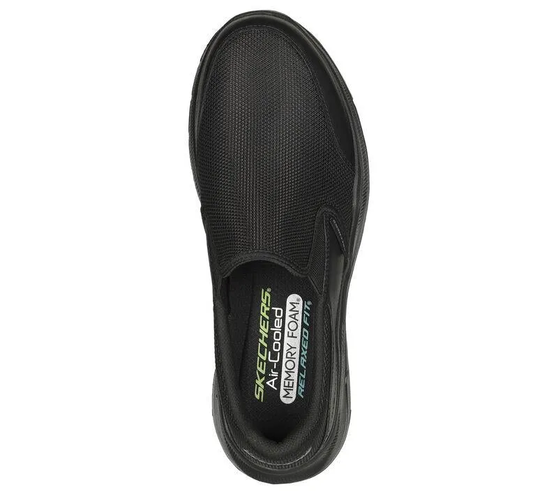 Herren Weite Passform Skechers 232515 Equalizer 5.0 Langlebige Turnschuhe - Schwarz