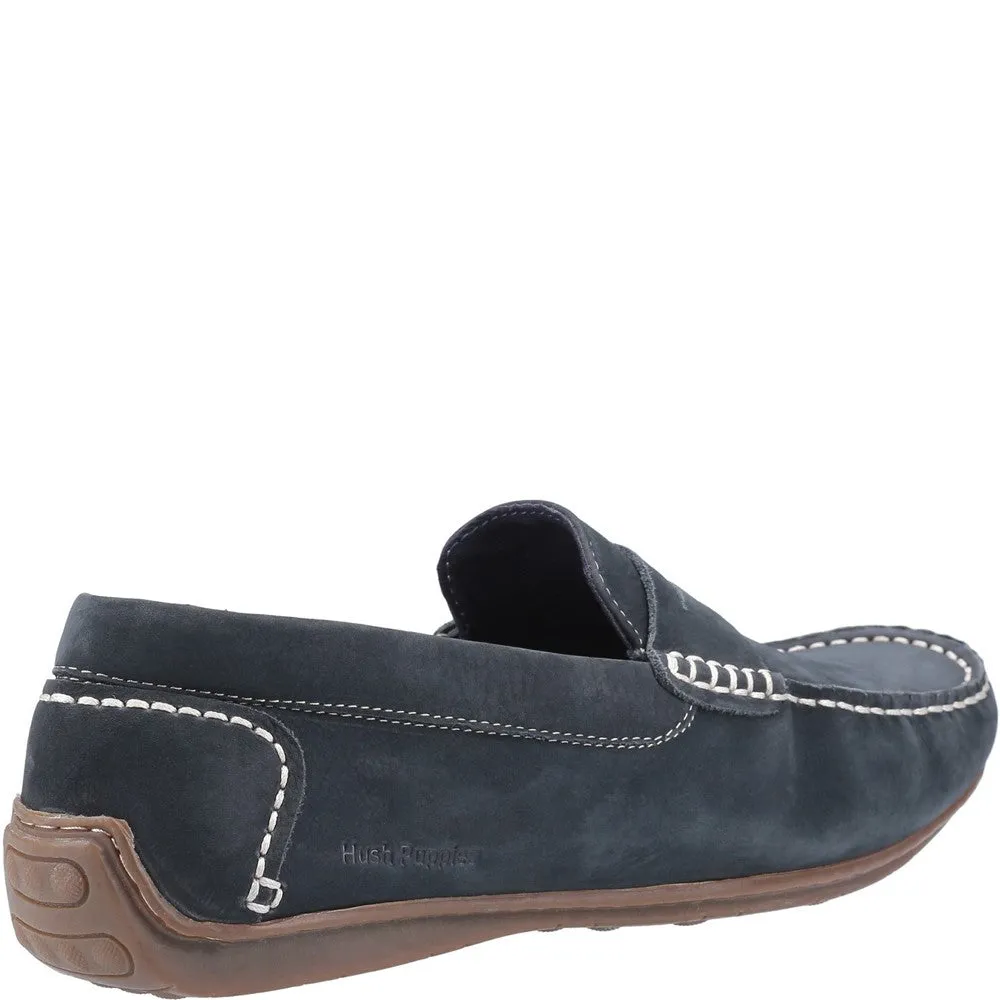 Navy Roscoe Schlupf-Loafers