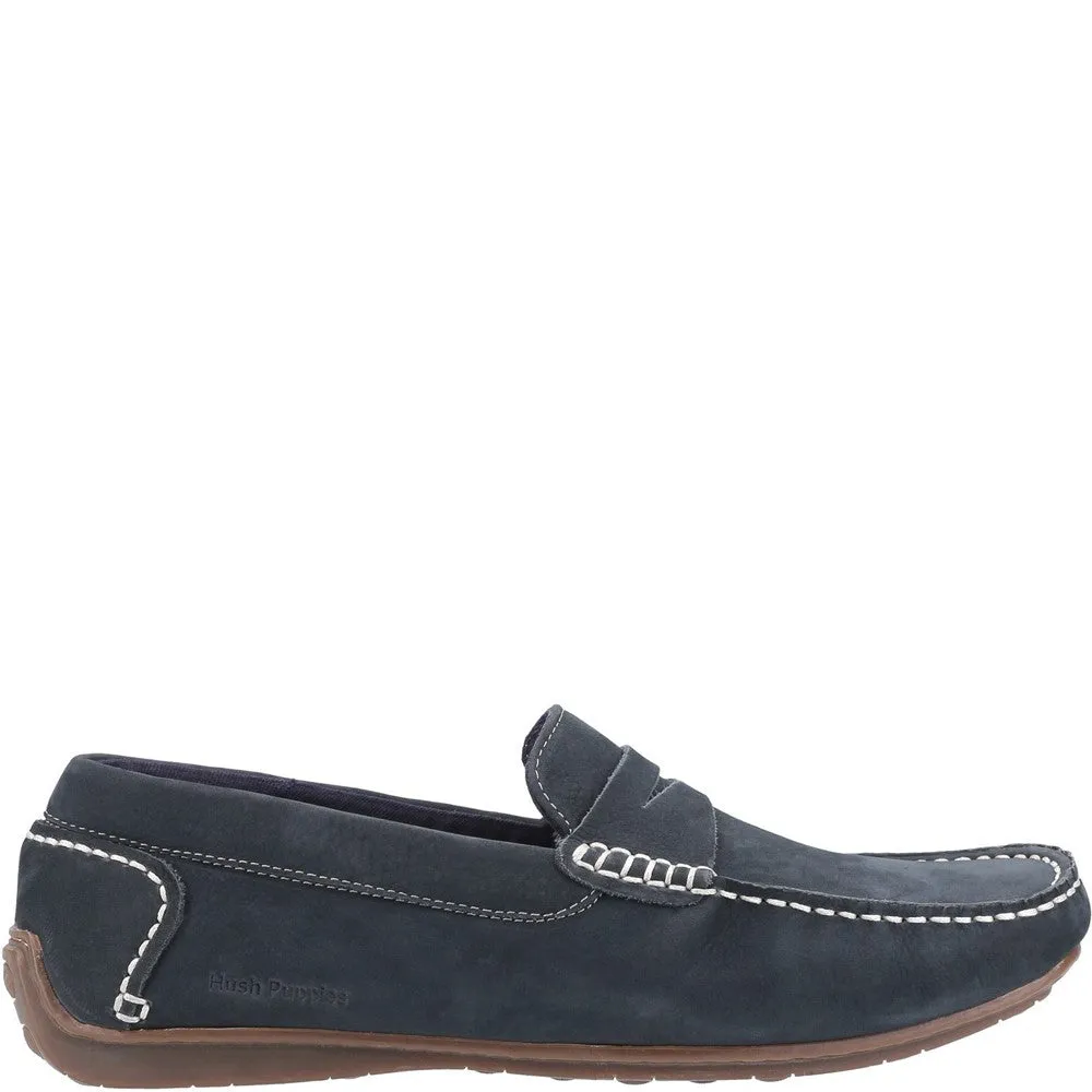 Navy Roscoe Schlupf-Loafers