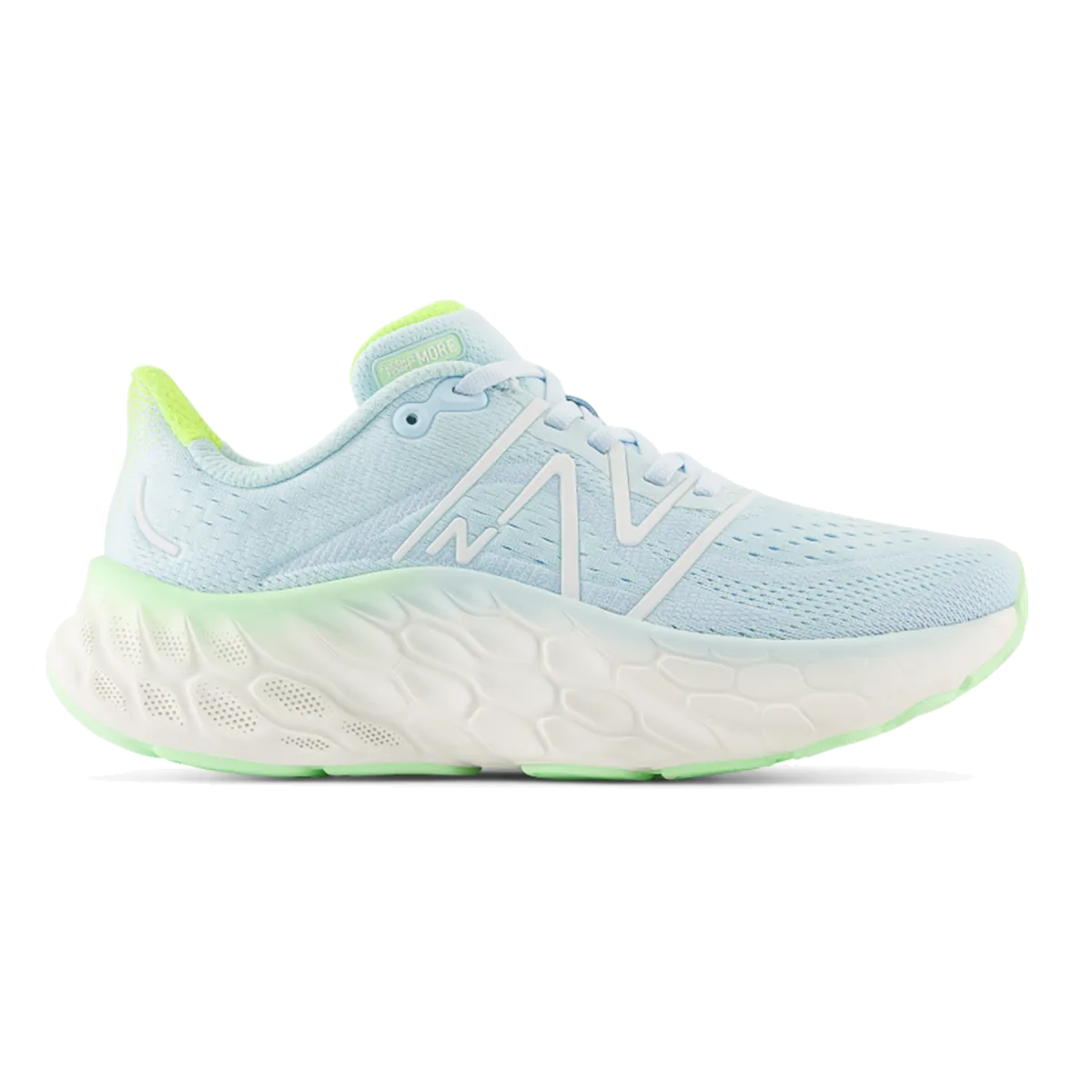 New Balance Fresh Foam X More V4 - Blau - Grüne Aura - Weiß