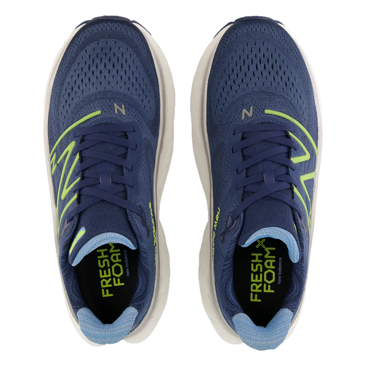 New Balance Fresh Foam X More V4 - Marine - Kosmische Ananas - Heritage Blau