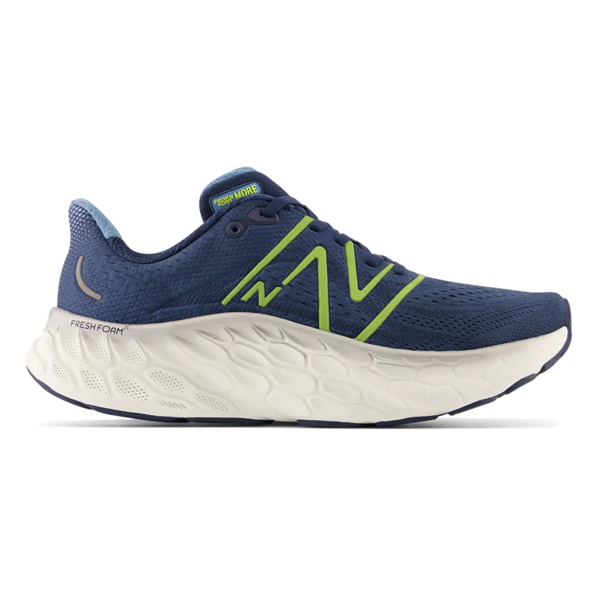 New Balance Fresh Foam X More V4 - Marine - Kosmische Ananas - Heritage Blau