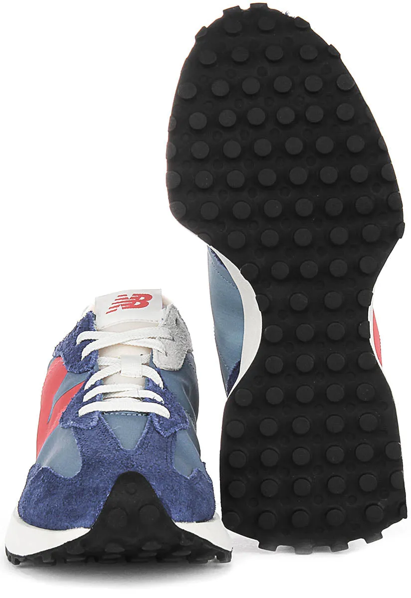 New Balance U327 VS in Blau-Rot Schuhe New Balance