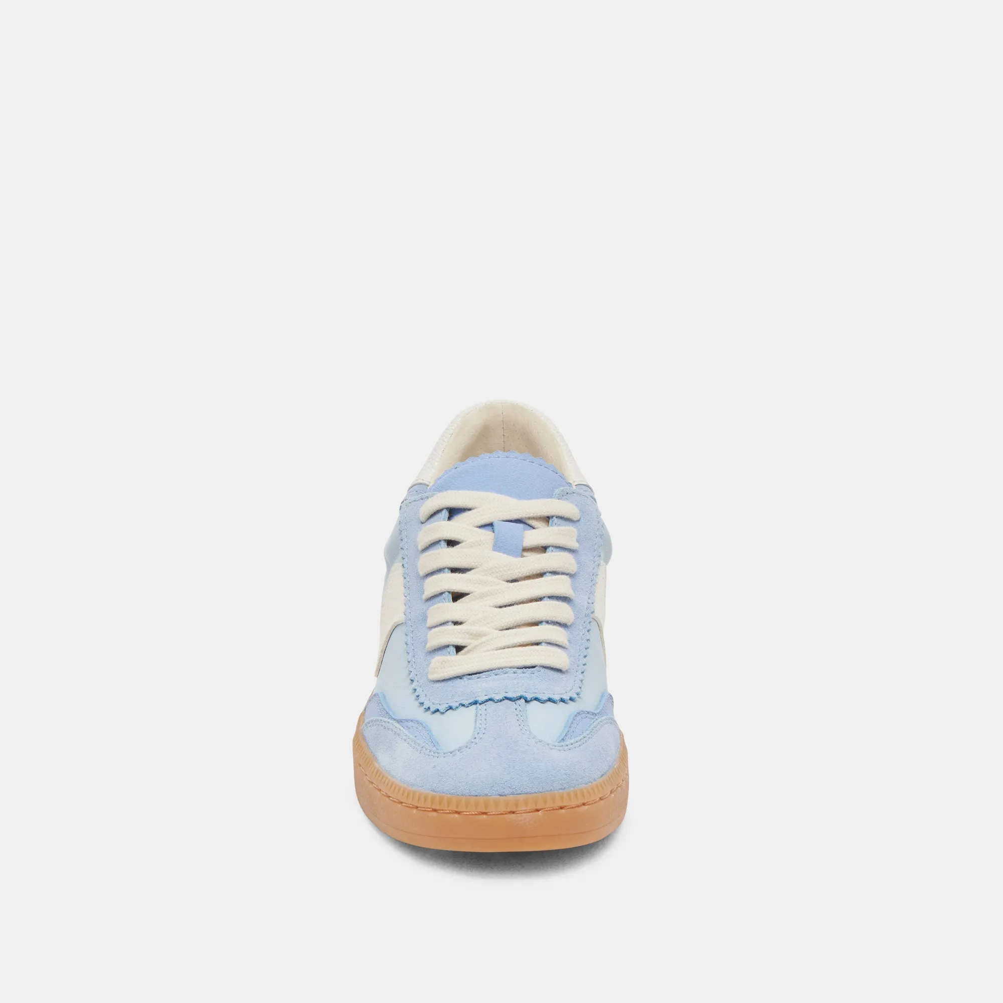 HINWEIS BREITE SNEAKERS BLAU WILDLEDER