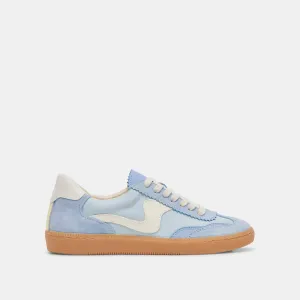 HINWEIS BREITE SNEAKERS BLAU WILDLEDER