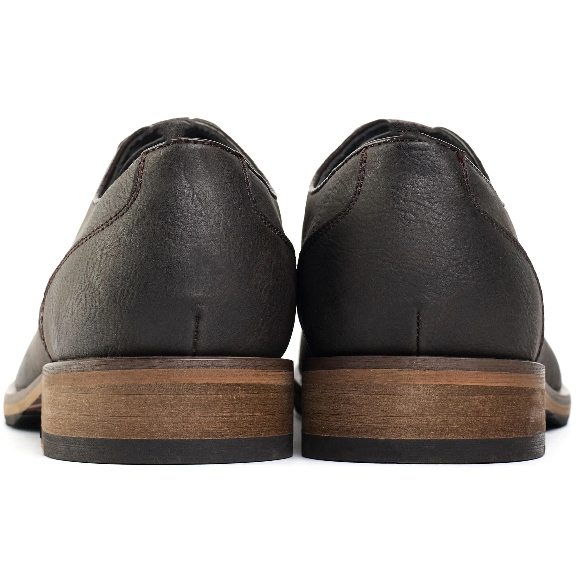 Oatmeal 2 Herren Derby-Schuhe aus veganem Leder | Braun