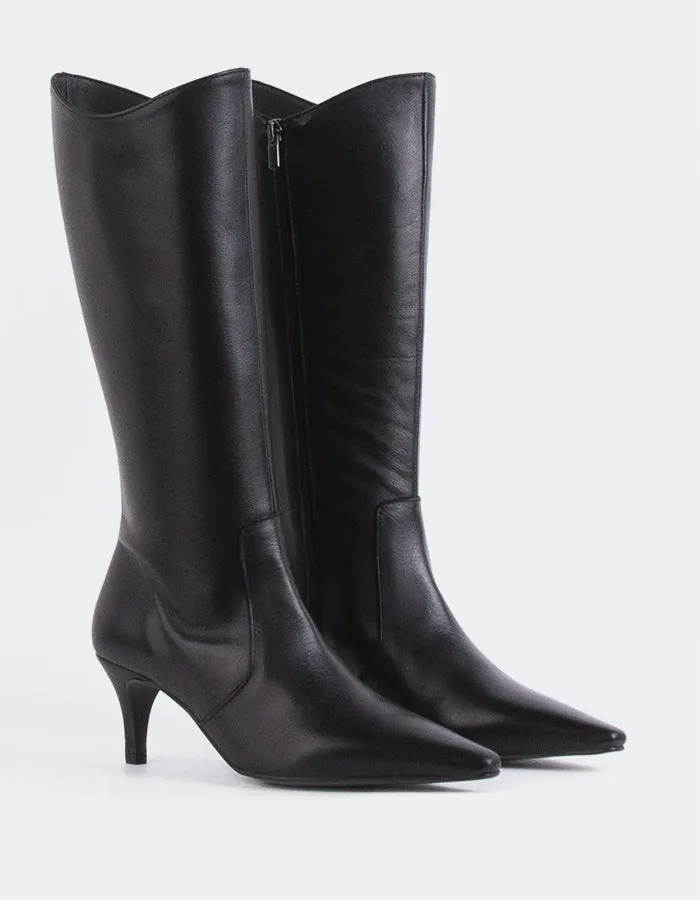Odyssia Schwarz Leder