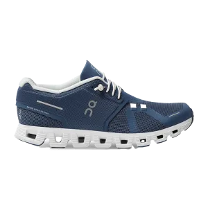 ON Cloud 5 - Denim - Weiß