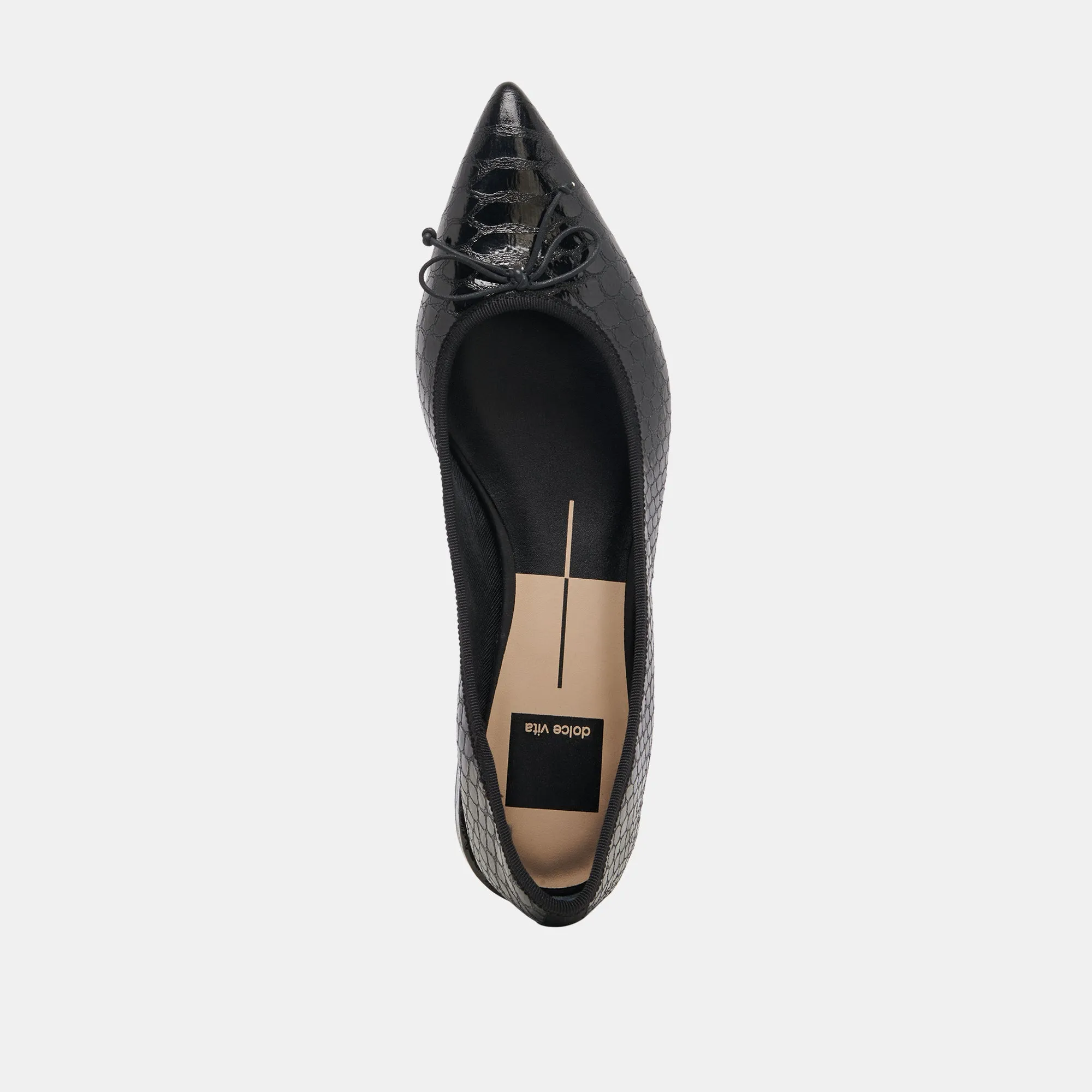 PALANI BALLET FLATS MITTERNACHTSCHLANGE GEPRÄGT