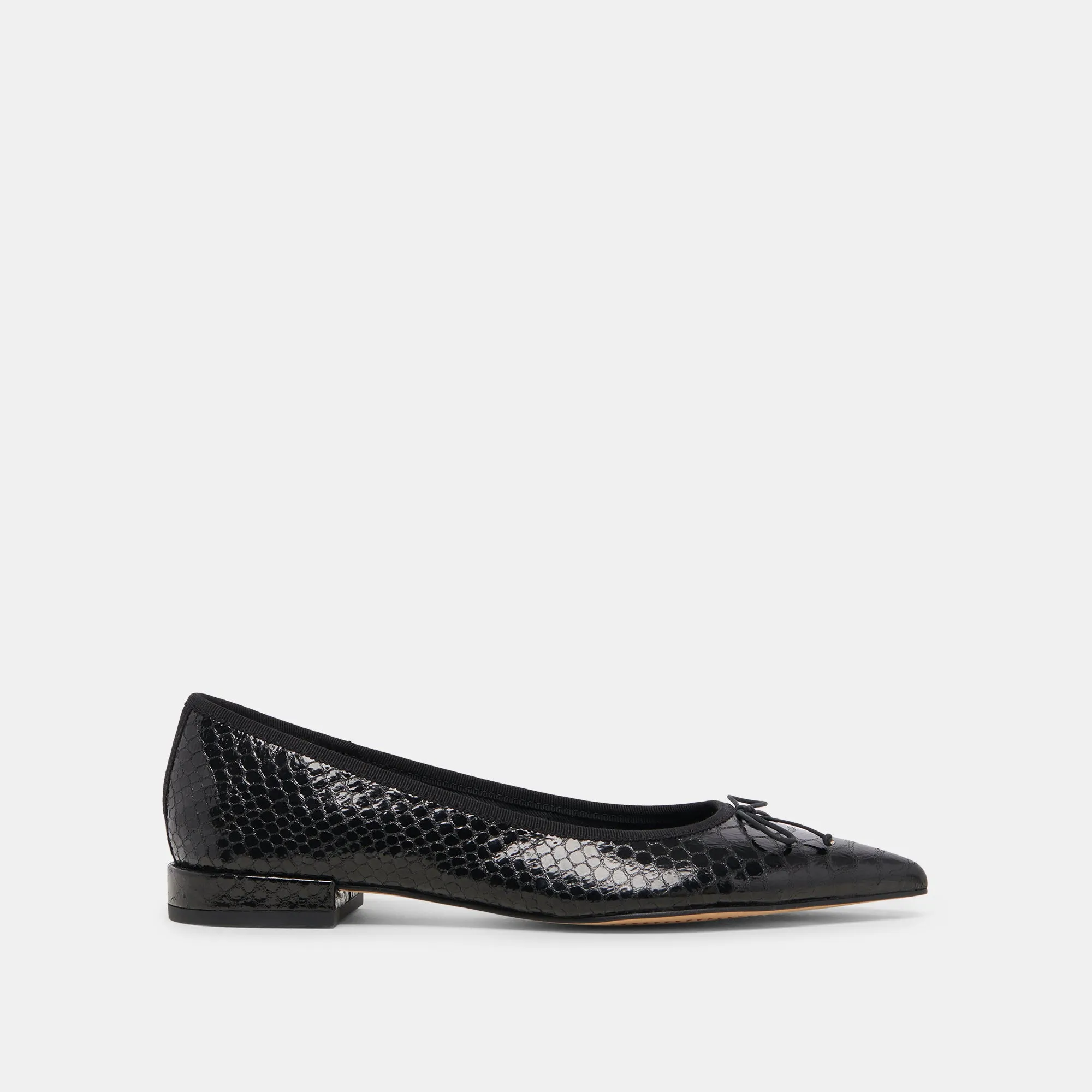 PALANI BALLET FLATS MITTERNACHTSCHLANGE GEPRÄGT