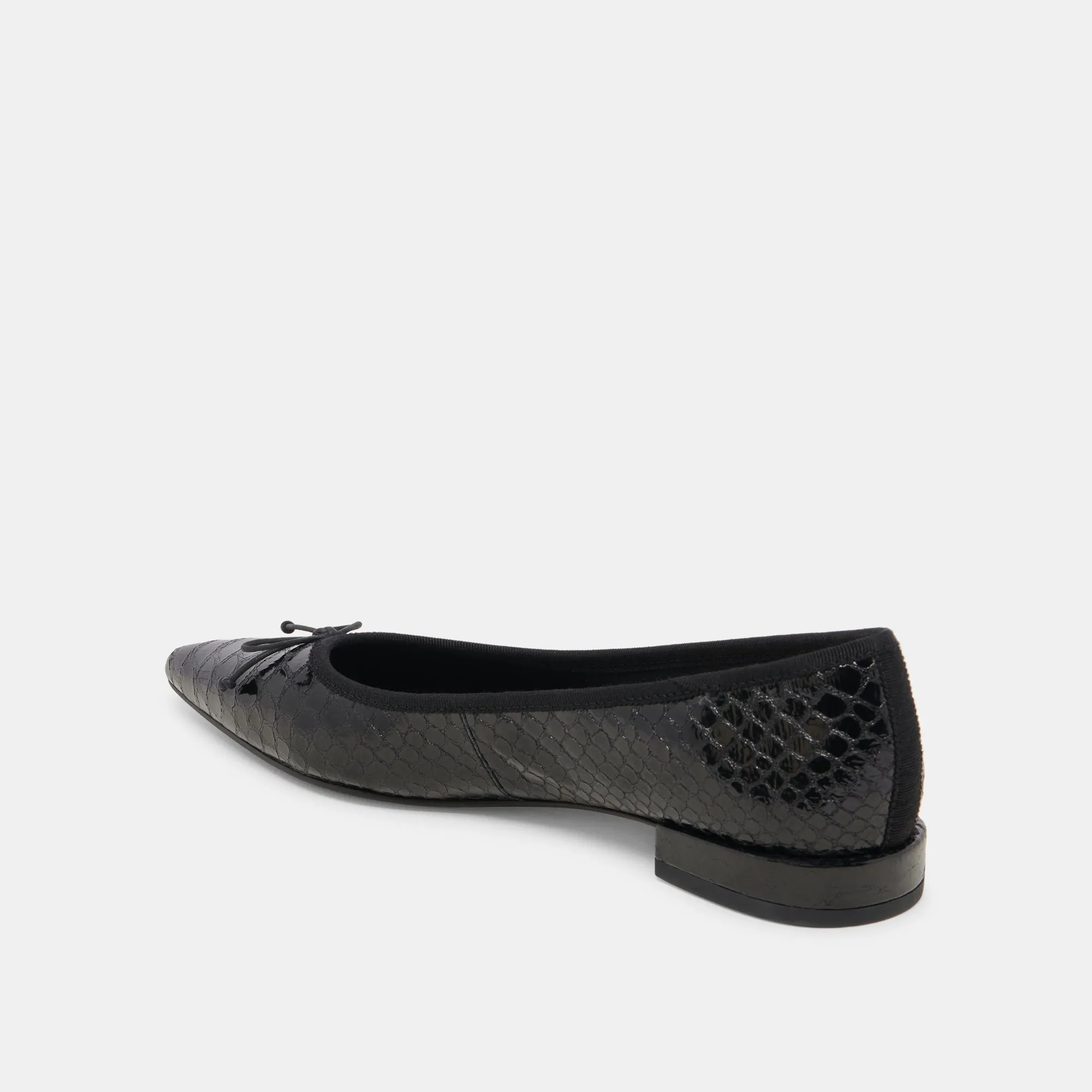 PALANI BALLET FLATS MITTERNACHTSCHLANGE GEPRÄGT