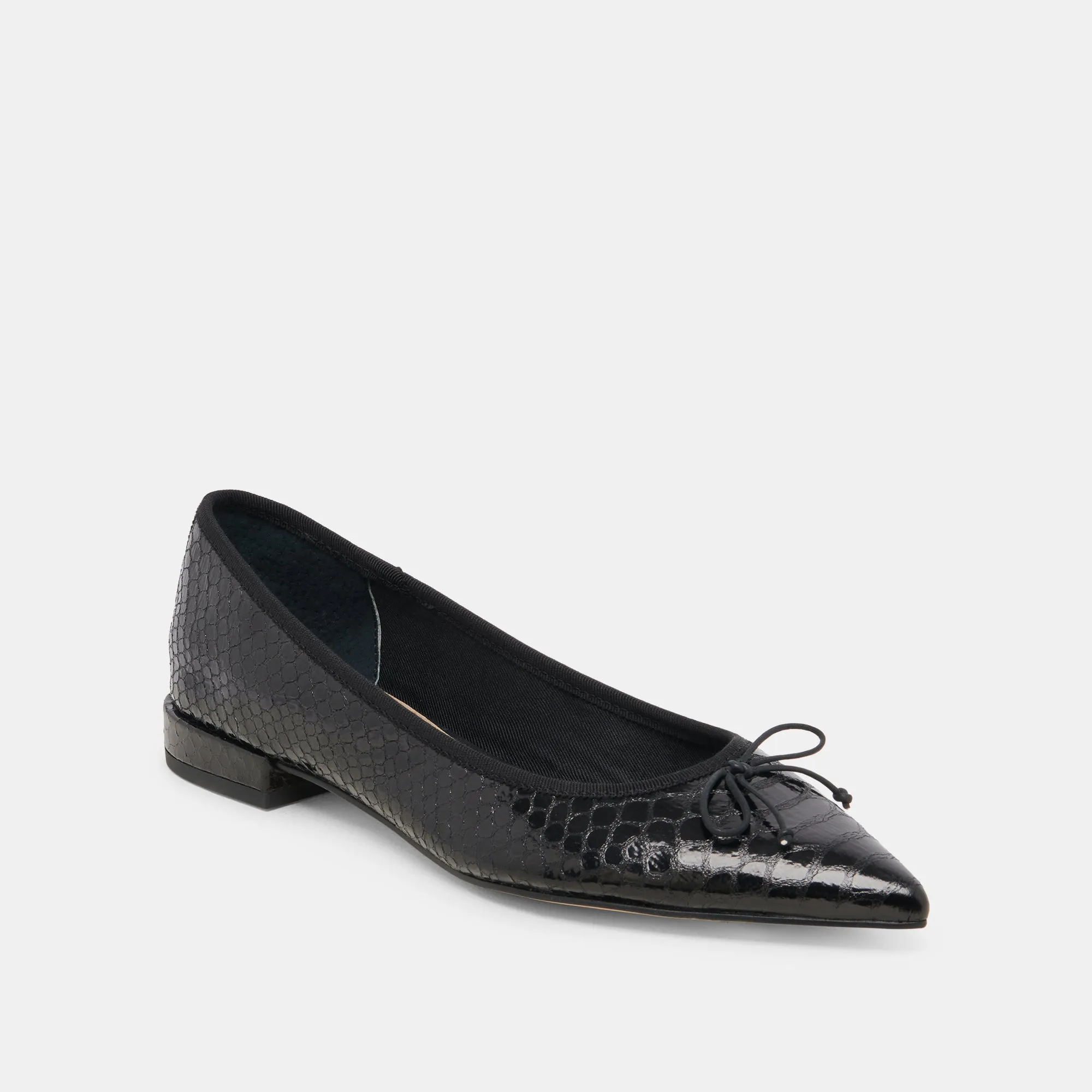 PALANI BALLET FLATS MITTERNACHTSCHLANGE GEPRÄGT