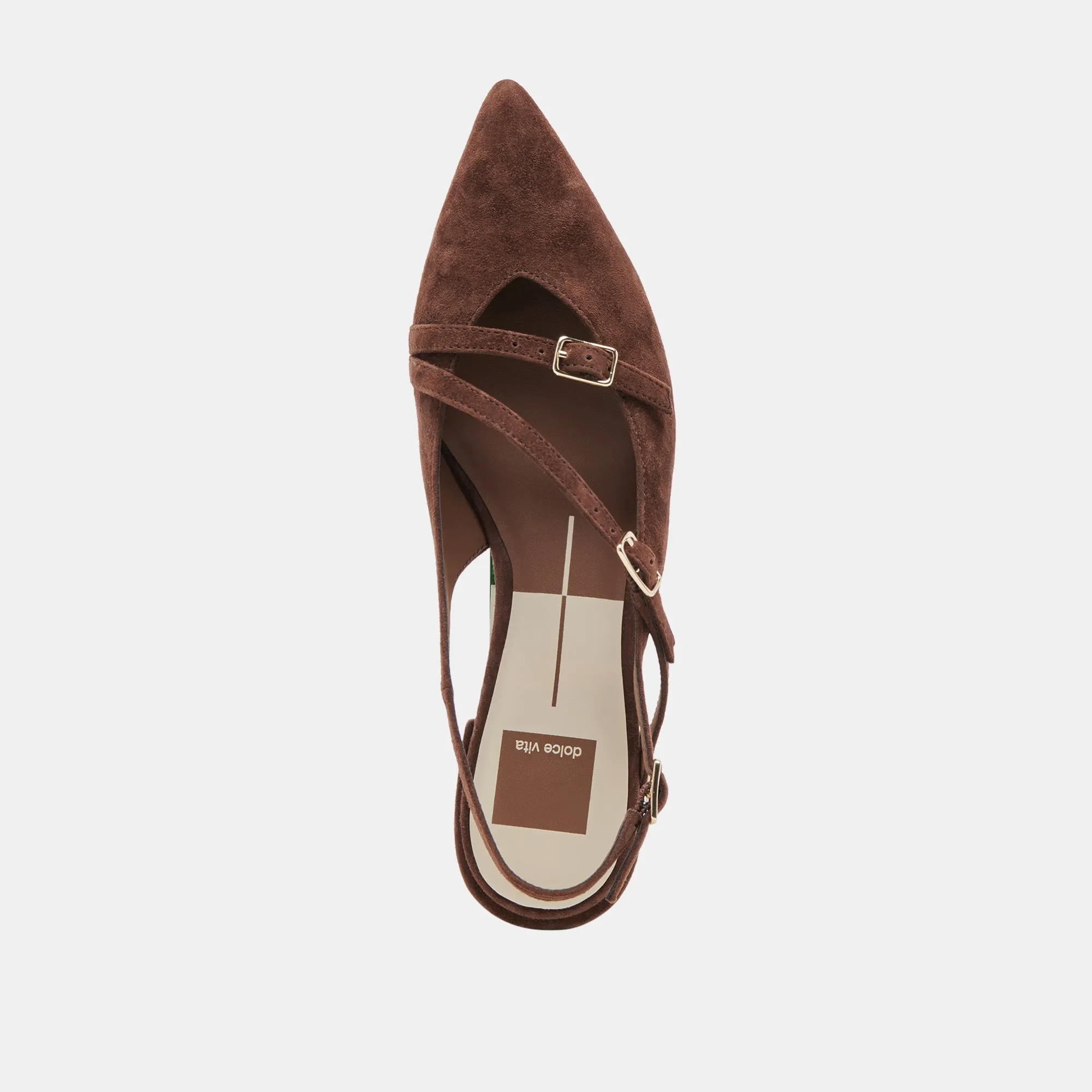 PAMLA FLATS DK BRAUN WILDLEDER