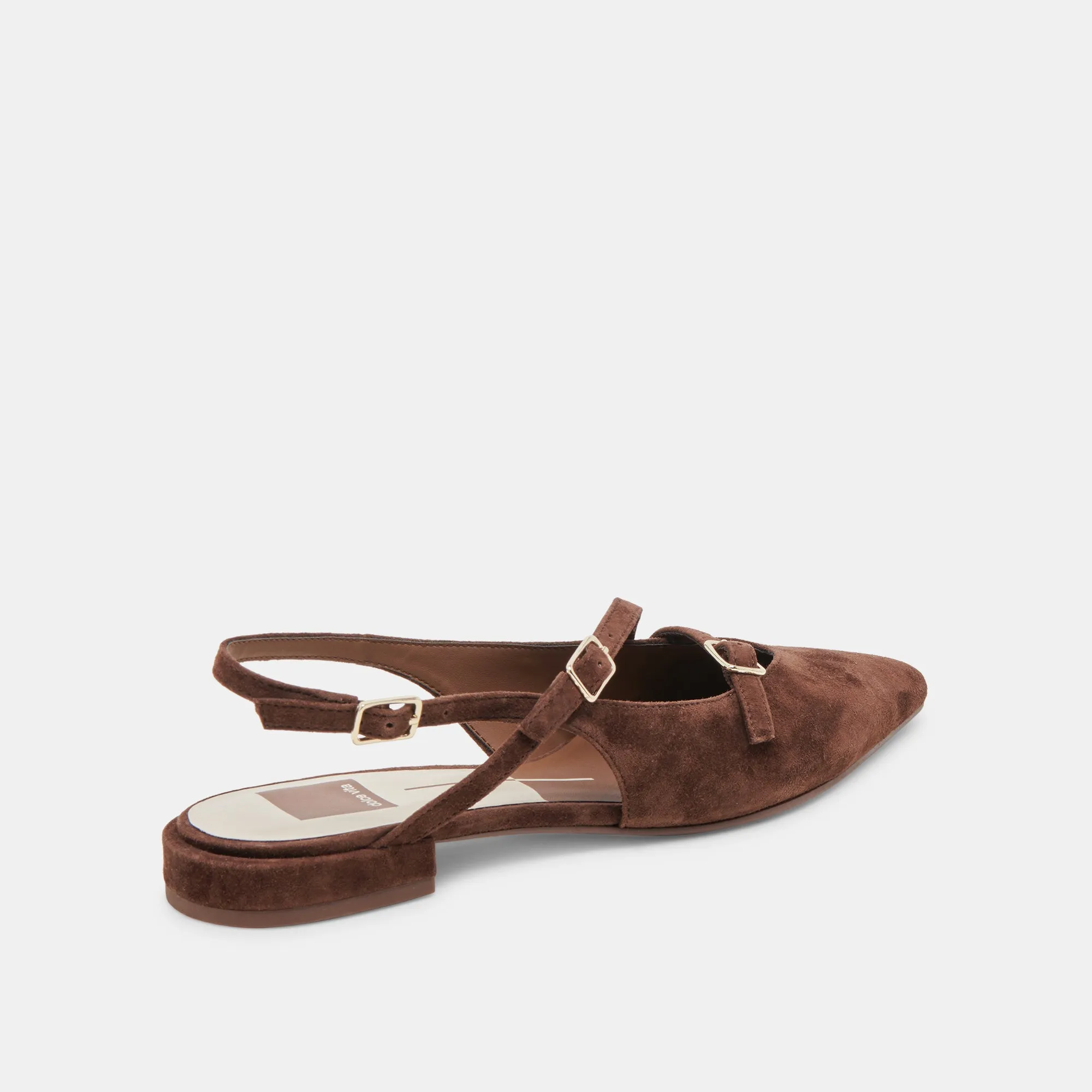 PAMLA FLATS DK BRAUN WILDLEDER