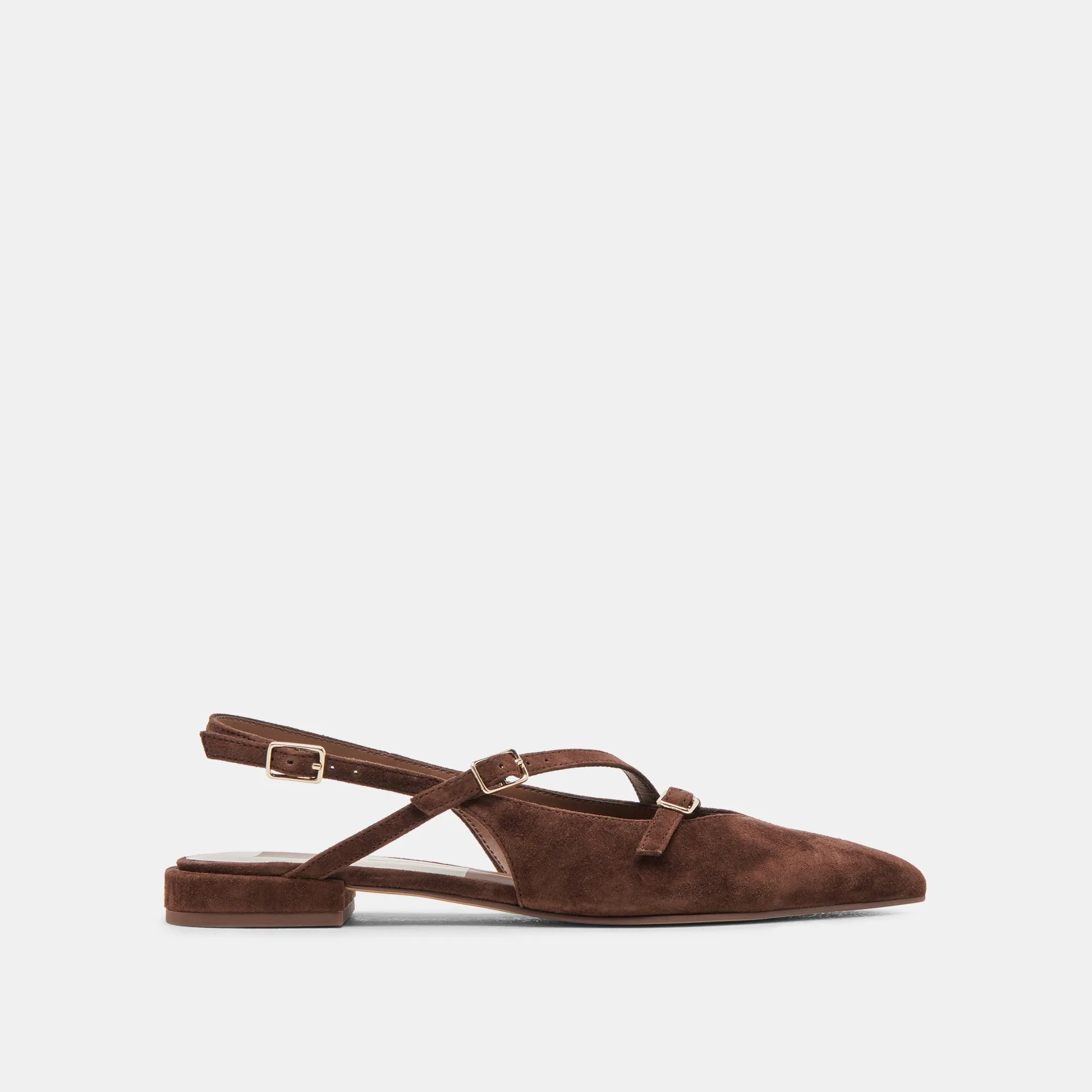 PAMLA FLATS DK BRAUN WILDLEDER