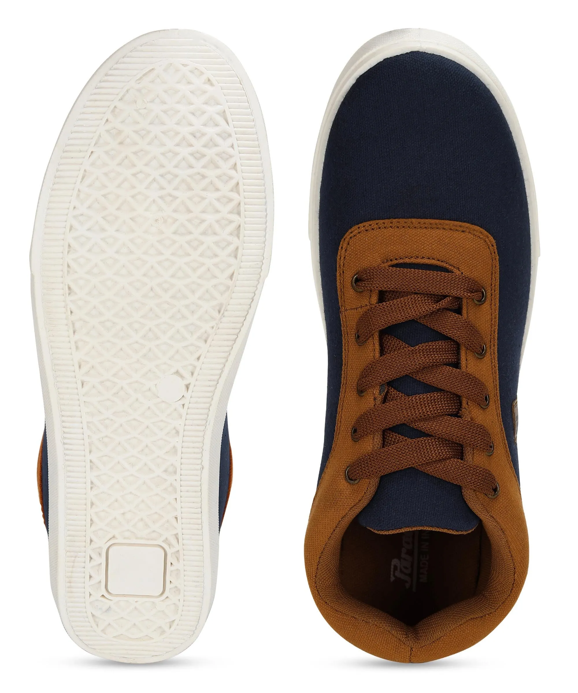 Paragon K1018G Herren Freizeitschuhe | Stilvolle Outdoor-Wanderschuhe für den Alltag | Schickes & trendiges Design | Bequeme gepolsterte Sohlen Weiß