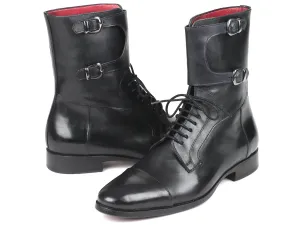 Paul Parkman Schuhe Paul Parkman Herren Stiefel aus Kalbsleder in Schwarz