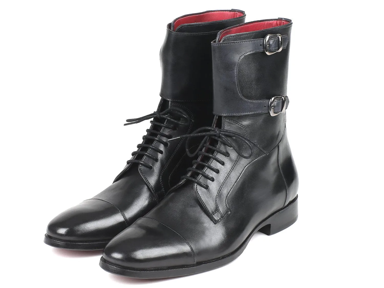 Paul Parkman Schuhe Paul Parkman Herren Stiefel aus Kalbsleder in Schwarz