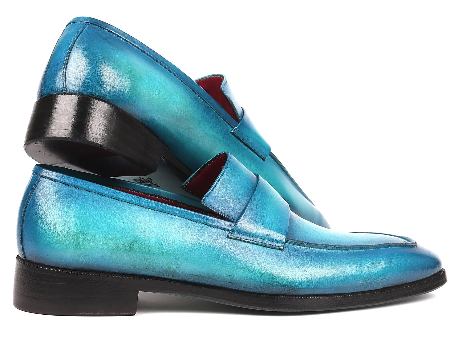Paul Parkman Schuhe Paul Parkman Herren-Loafer in Türkis