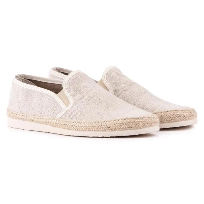 Pecan Herren-Espadrilles aus recycelter Baumwolle | Neutral