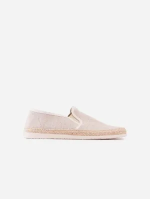 Pecan Herren-Espadrilles aus recycelter Baumwolle | Neutral