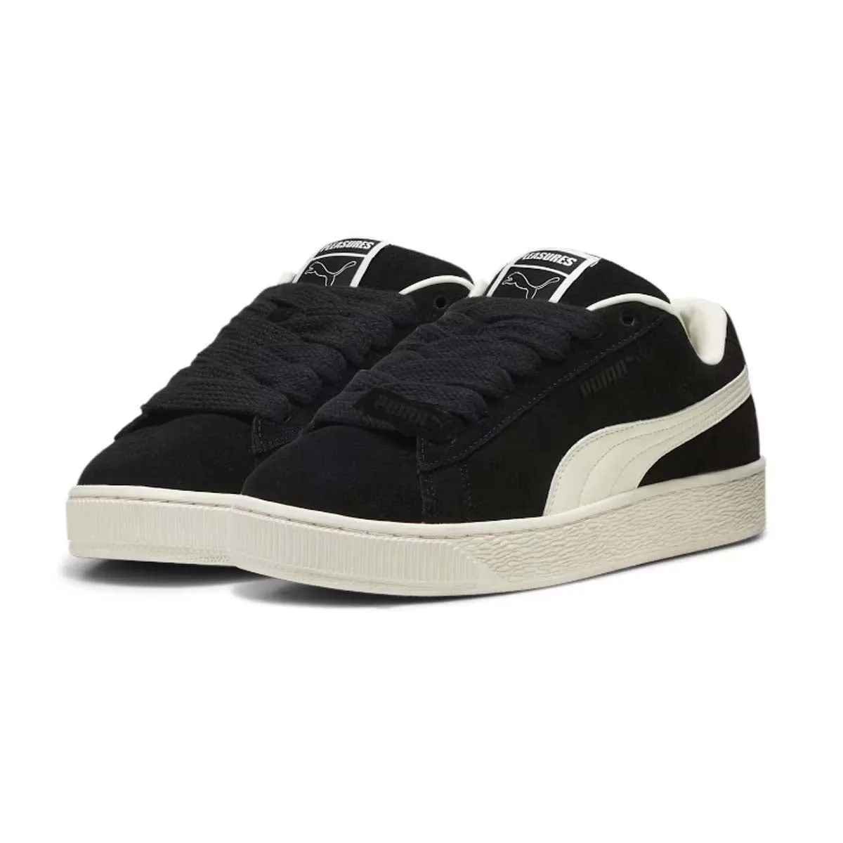   PLEASURES Suede XL 'PUMA Schwarz Geperlt Elfenbein'