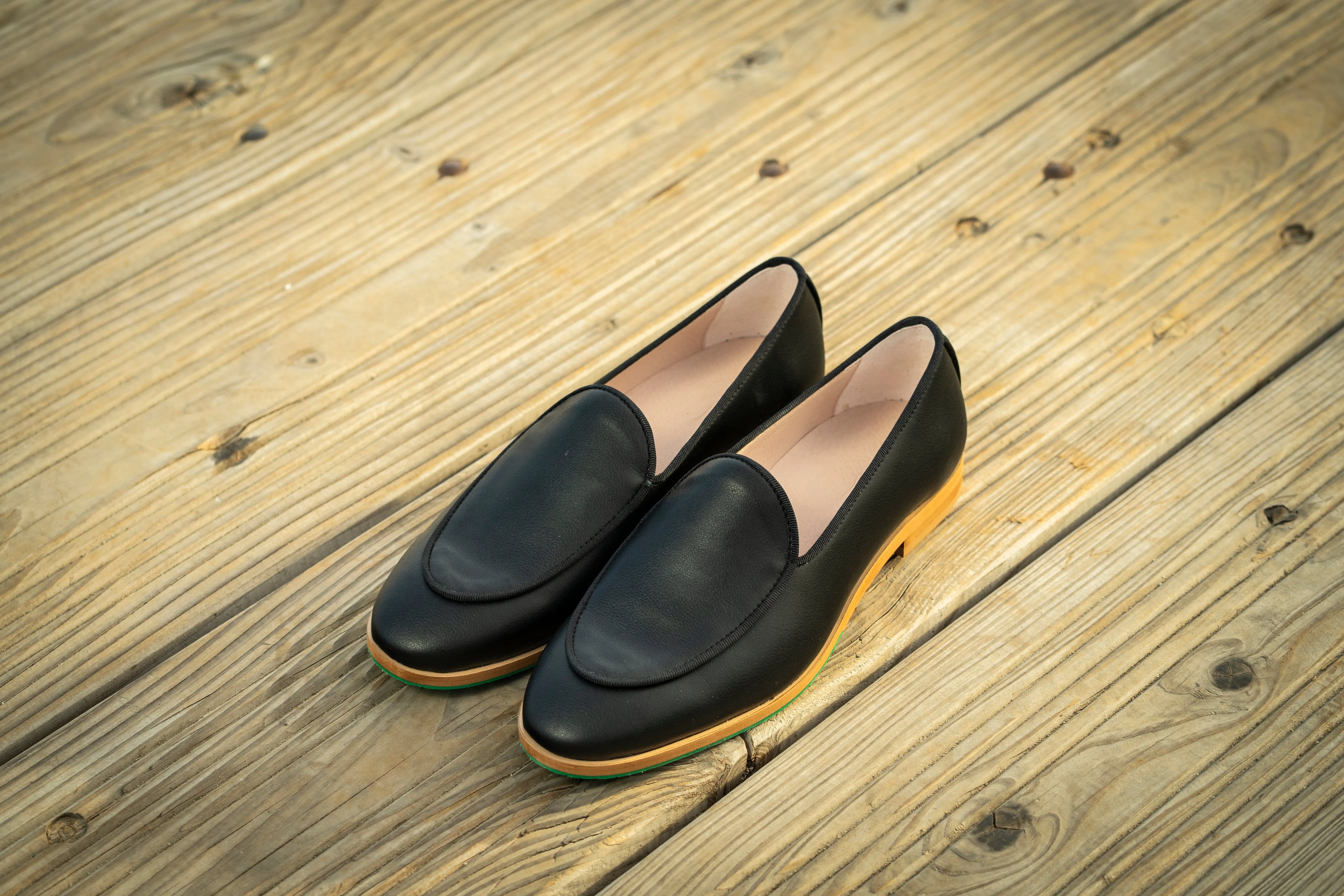 Princesa Vegan-Leder-Loafer | Schwarz