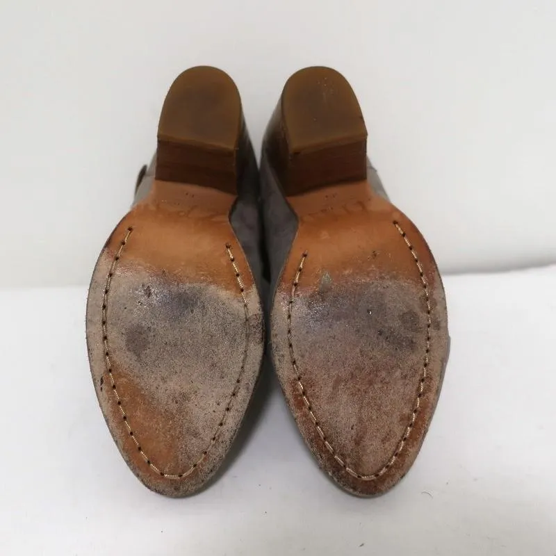 Rag & Bone Harrow Knöchelstiefel Grau Wildleder & Braun Leder Größe 35