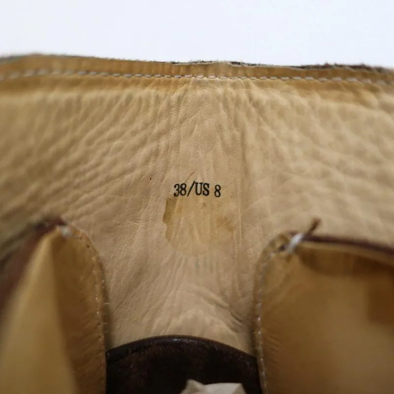 Rag & Bone Kinsey Stiefeletten Braun Wildleder & Leder Größe 38 Absatz