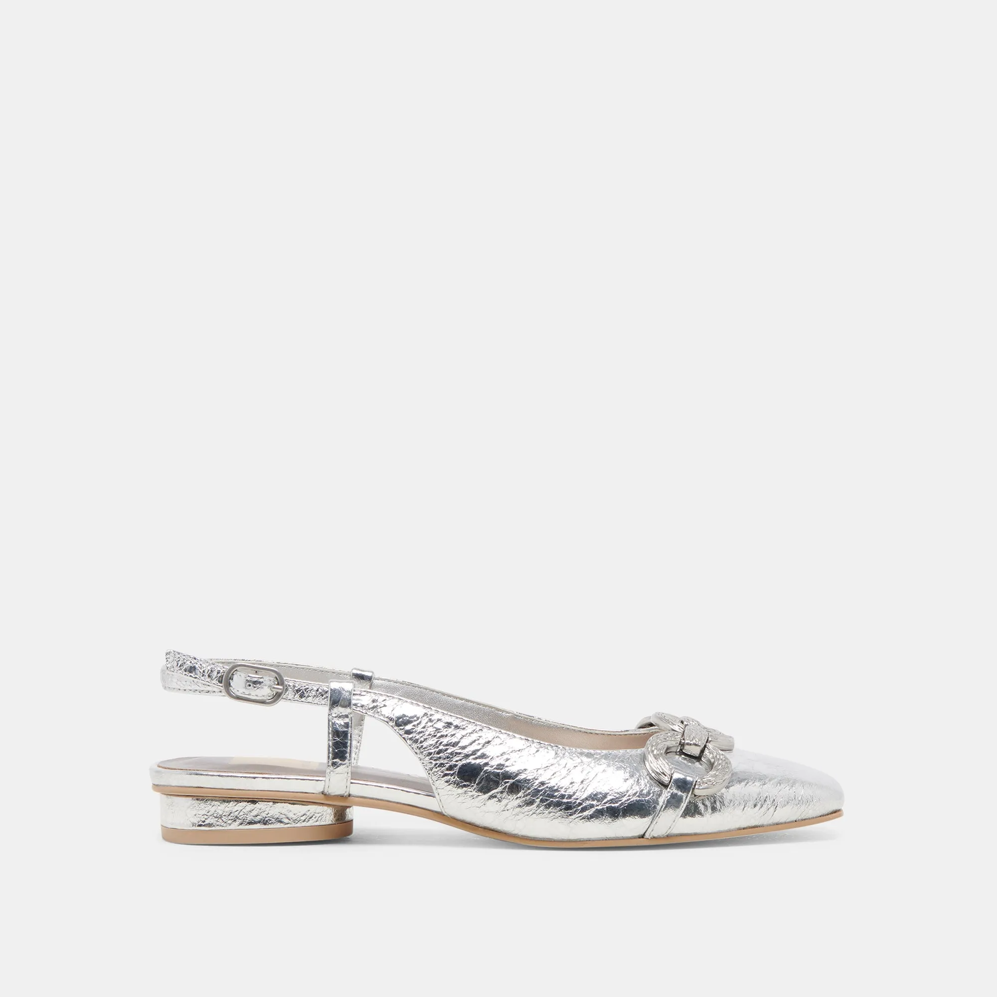 RAMANO FLATS SILBER ANTIKE LEDEROPTIK
