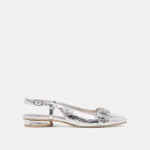 RAMANO FLATS SILBER ANTIKE LEDEROPTIK