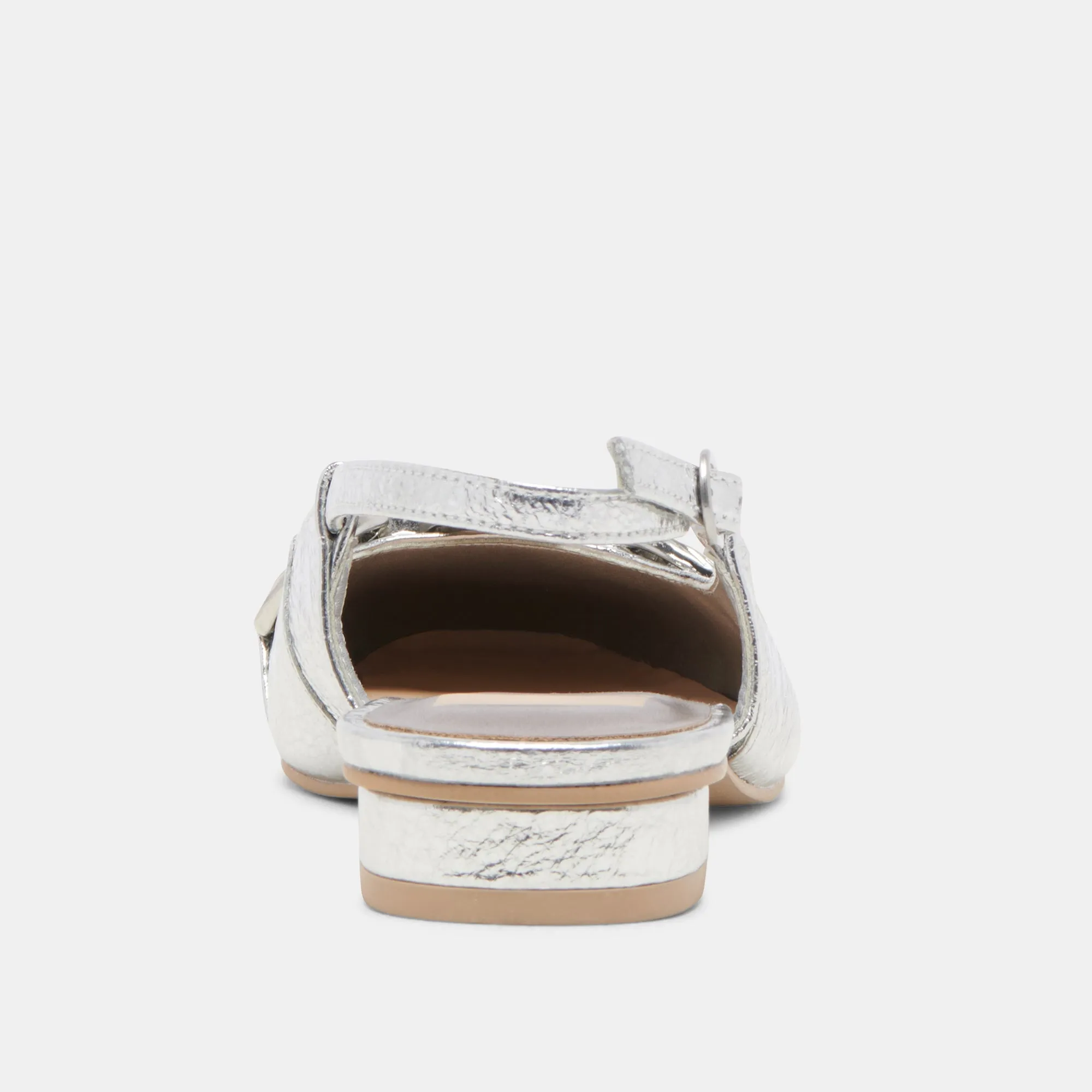 RAMANO FLATS SILBER ANTIKE LEDEROPTIK